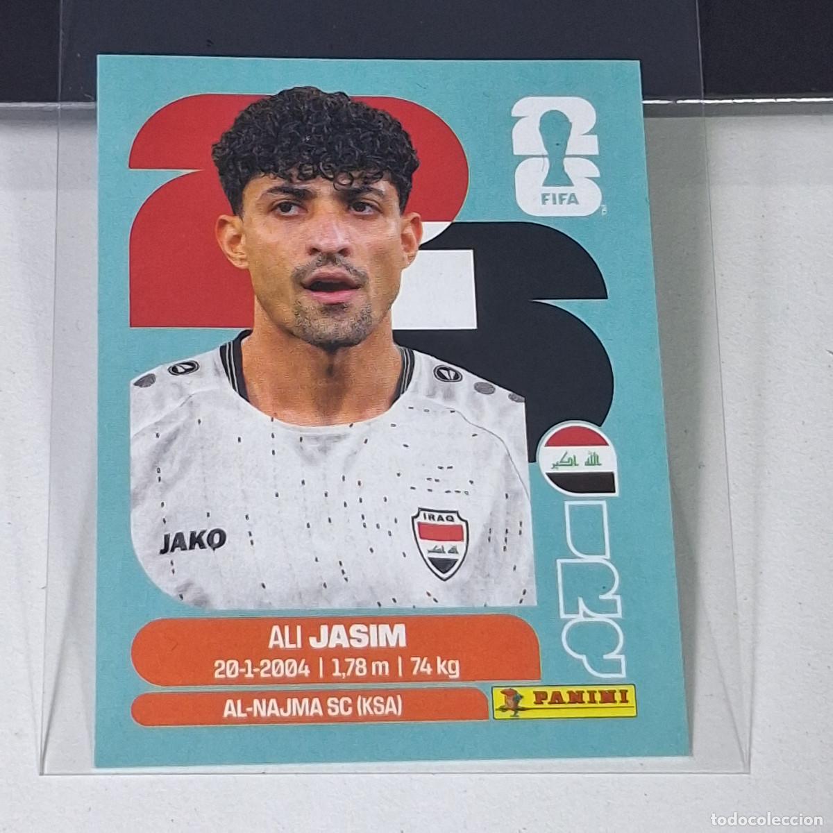 Cromos de f&uacute;tbol: B38 IRQ 12 IRQ12 ALI JASIM IRAQ IRQ MUNDIAL FIFA WORLD CUP 2026 STICKER PANINI