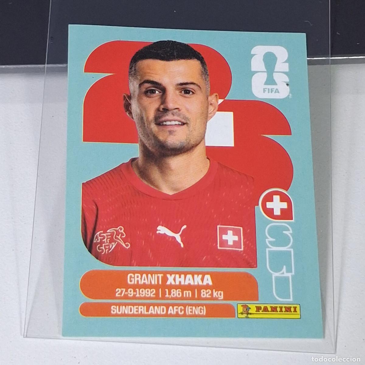 Cromos de f&uacute;tbol: B38 SUI9 GRANIT XHAKA 9 SUIZA SWITZERLAND SUI MUNDIAL FIFA WORLD CUP 2026 STICKER PANINI