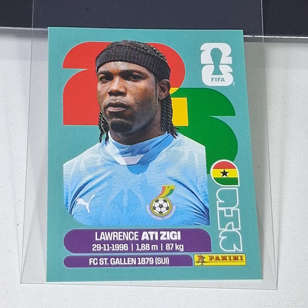 Cromos de f&uacute;tbol: B38 GHA2 LAWRENCE ATI ZIGI 2 GHANA GHA MUNDIAL FIFA WORLD CUP 2026 STICKER PANINI