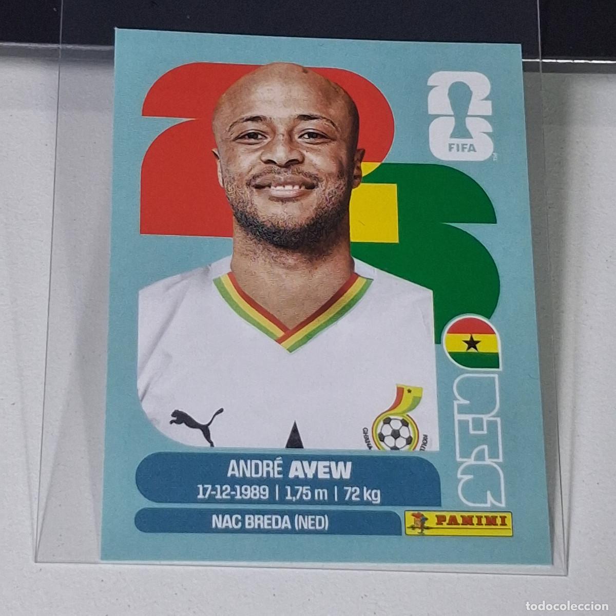 Cromos de f&uacute;tbol: B38 GHA17 ANDREW AYEW 17 GHANA GHA MUNDIAL FIFA WORLD CUP 2026 STICKER PANINI