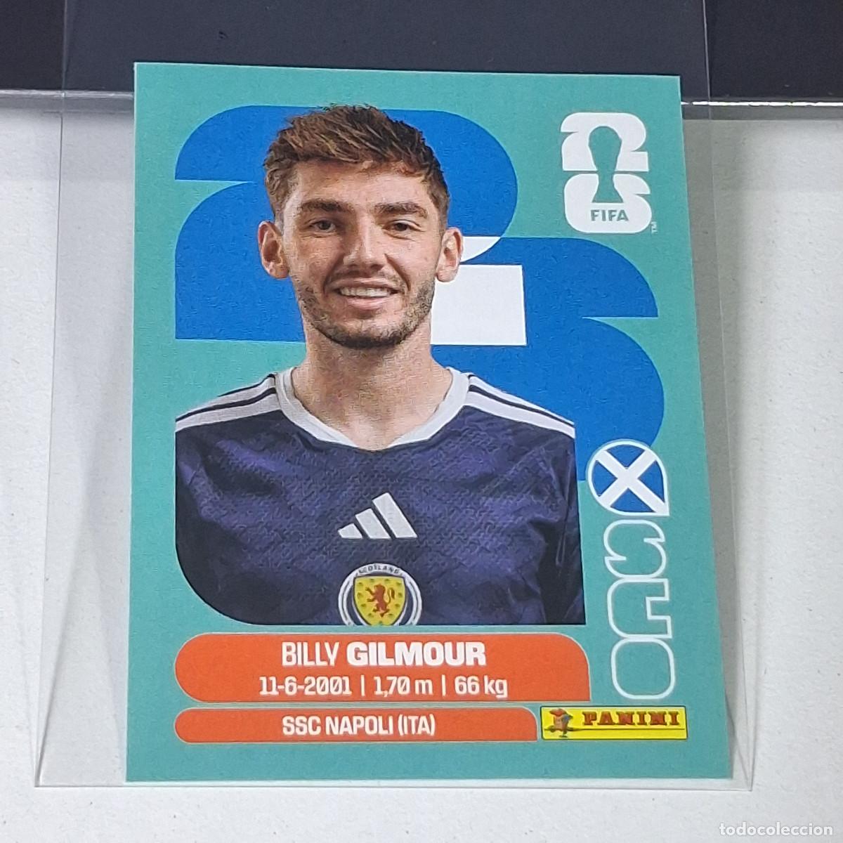Cromos de f&uacute;tbol: B38 SCO 12 SCO12 BILLY GILMOUR ESCOCIA SCOTLAND SCO MUNDIAL FIFA WORLD CUP 2026 STICKER PANINI