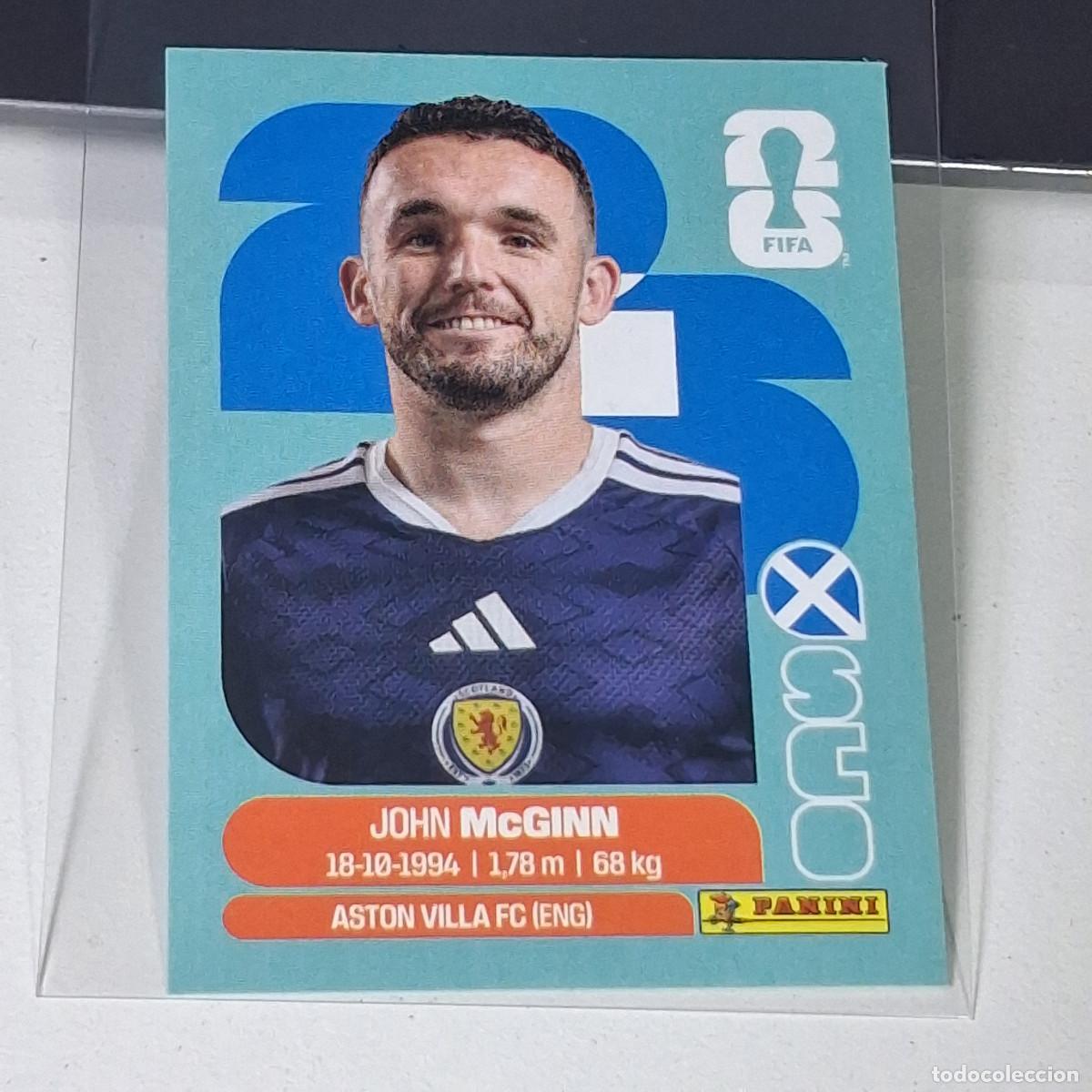 Cromos de f&uacute;tbol: B38 SCO17 JOHN MCGINN 17 ESCOCIA SCOTLAND SCO MUNDIAL FIFA WORLD CUP 2026 STICKER PANINI