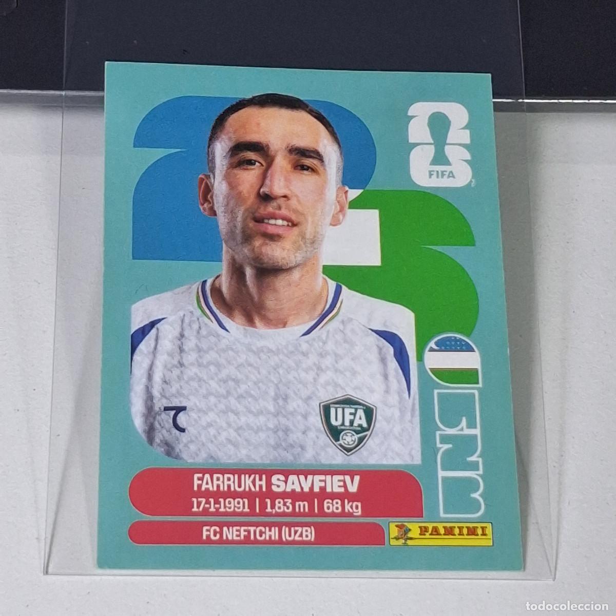 Cromos de f&uacute;tbol: B38 UZB3 FARRUKH SAYFIEV 3 UZBEKIST&Aacute;N UZB MUNDIAL FIFA WORLD CUP 2026 STICKER PANINI