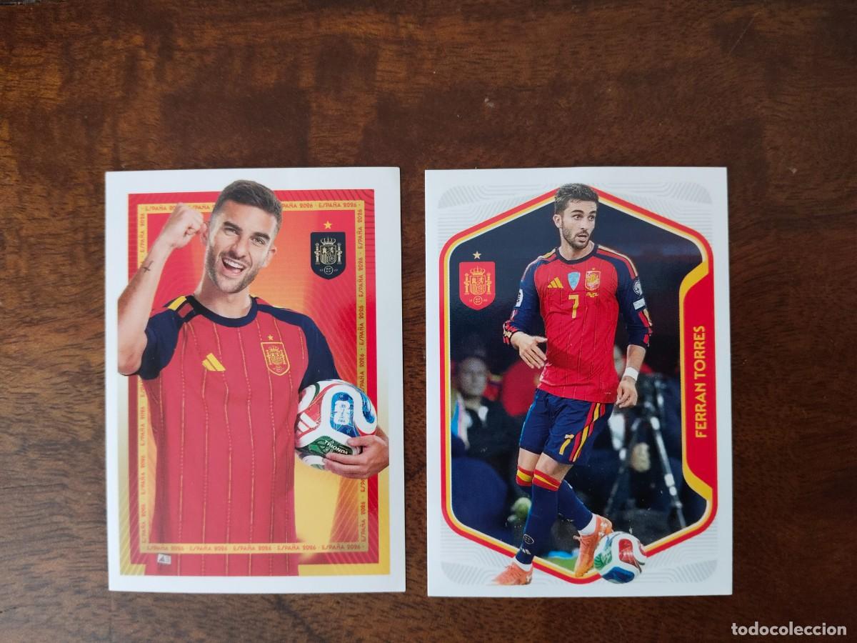 Cromos de f&uacute;tbol: 2 cromos Ferr&aacute;n Torres. 53 y 54. Mundial 2026. Carrefour.