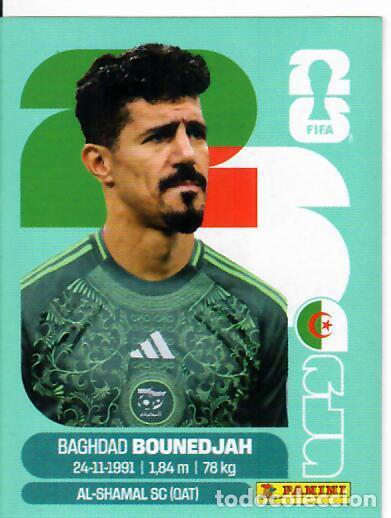Cromos de f&uacute;tbol: CROMO PANINI MUNDIAL WORLD CUP 2026 - ALG19 ALG 19 - BOUNEDJAH - ARGELIA