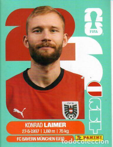 Fu&szlig;ball-Sticker: CROMO PANINI MUNDIAL WORLD CUP 2026 - AUT12 AUT 12 - LAIMER - AUSTRIA