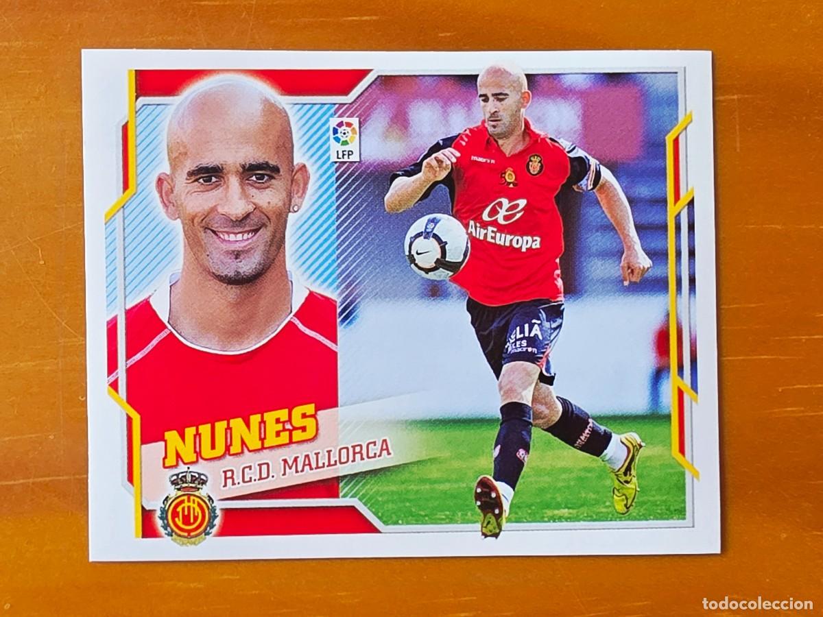 Cartes &agrave; collectionner de Football: 6 Nunes, RCD Mallorca, Panini Ediciones Liga Este 2010 2011 10 11