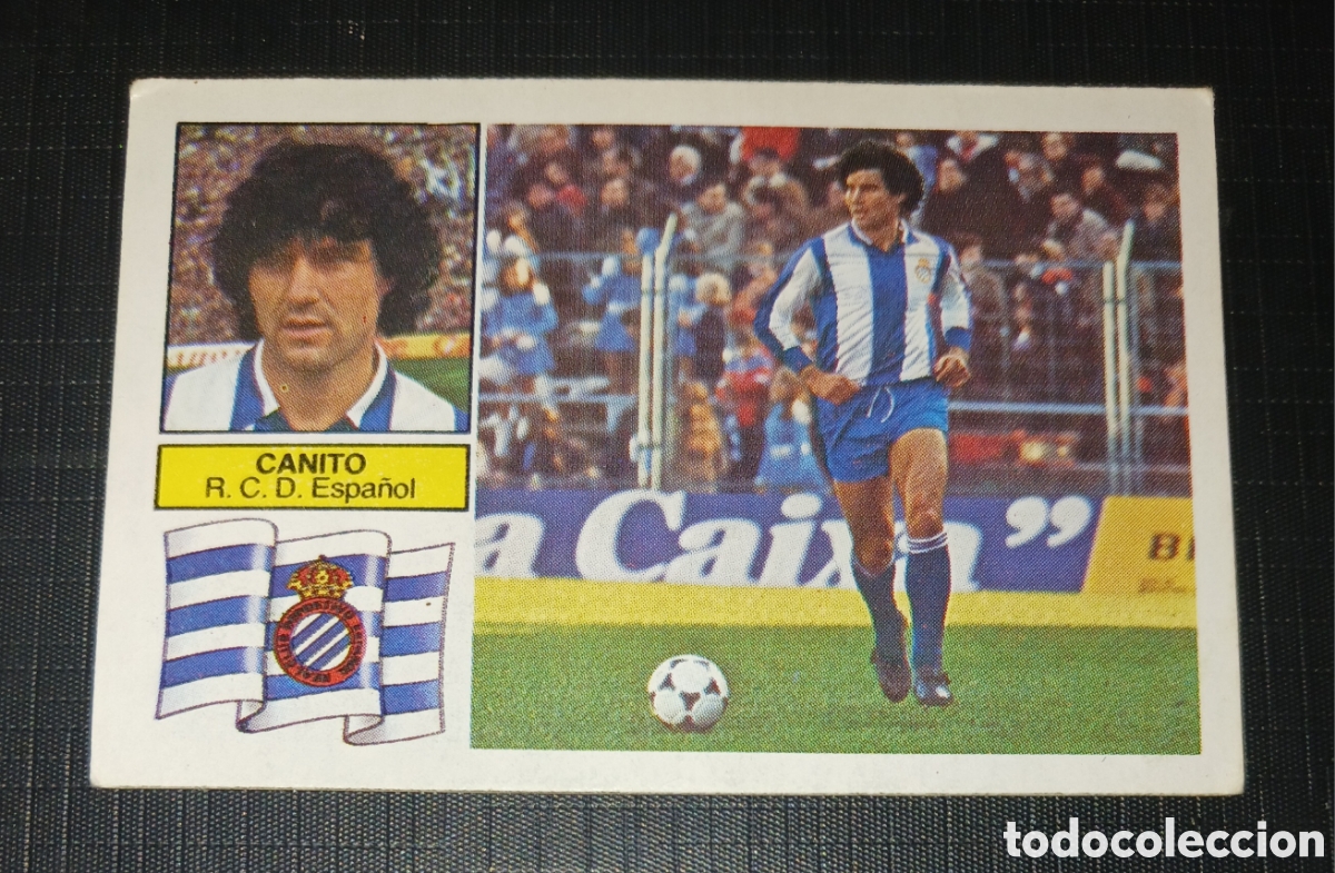 Cartes &agrave; collectionner de Football: Cromo Baja Canito R. C. D. Espa&ntilde;ol Liga 82 83 1982 1983 Ed. Este Sin pegar nunca usado