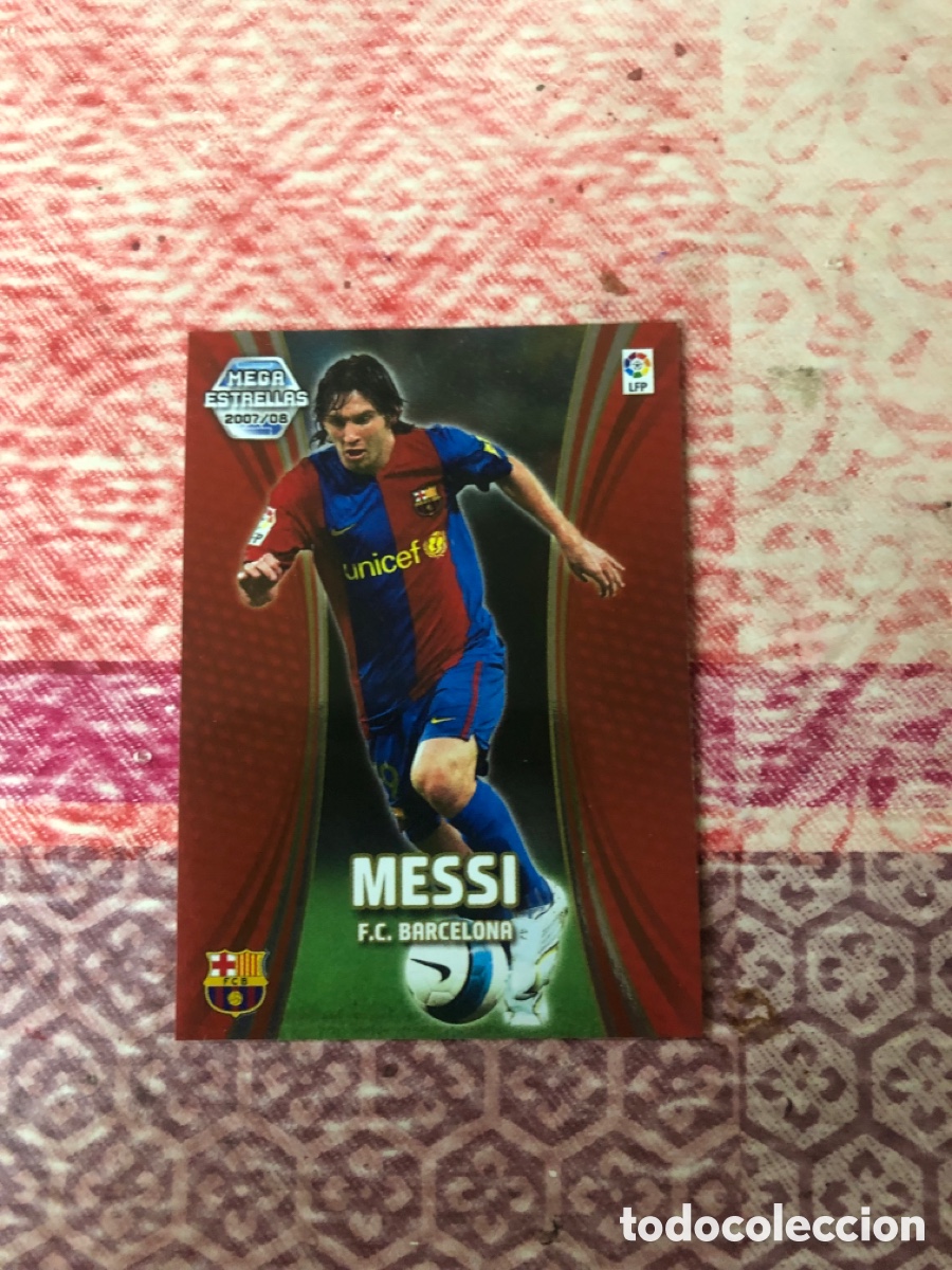 Cromos de Futebol: Megacracks 2007 2008 mega Estrellas Messi 387 barcelona