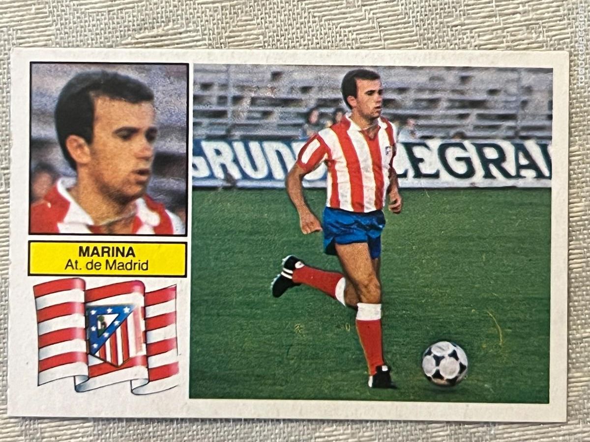 Cromos de f&uacute;tbol: MARINA COLOCA IMPOSIBLE ATL&Eacute;TICO DE MADRID NUEVO DE SOBRE EDICIONES ESTE 1982-83