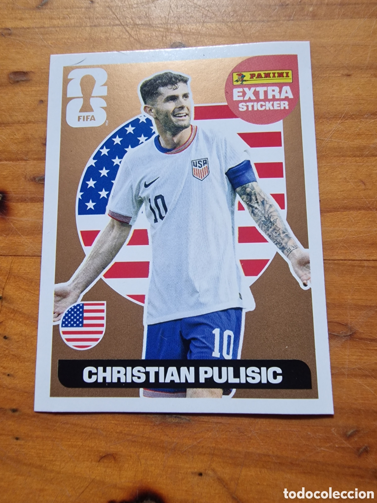 Cromos de f&uacute;tbol: Cromo extra sticker mundial fifa World cup 2026 Christian pulisic