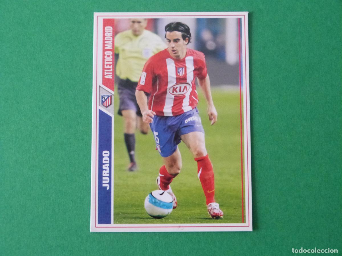 Cromos de f&uacute;tbol: TRADING CARD FUTBOL JURADO ATLETICO DE MADRID N&ordm; 177 FICHAS LIGA MUNDICROMO 2007-2008/07-08