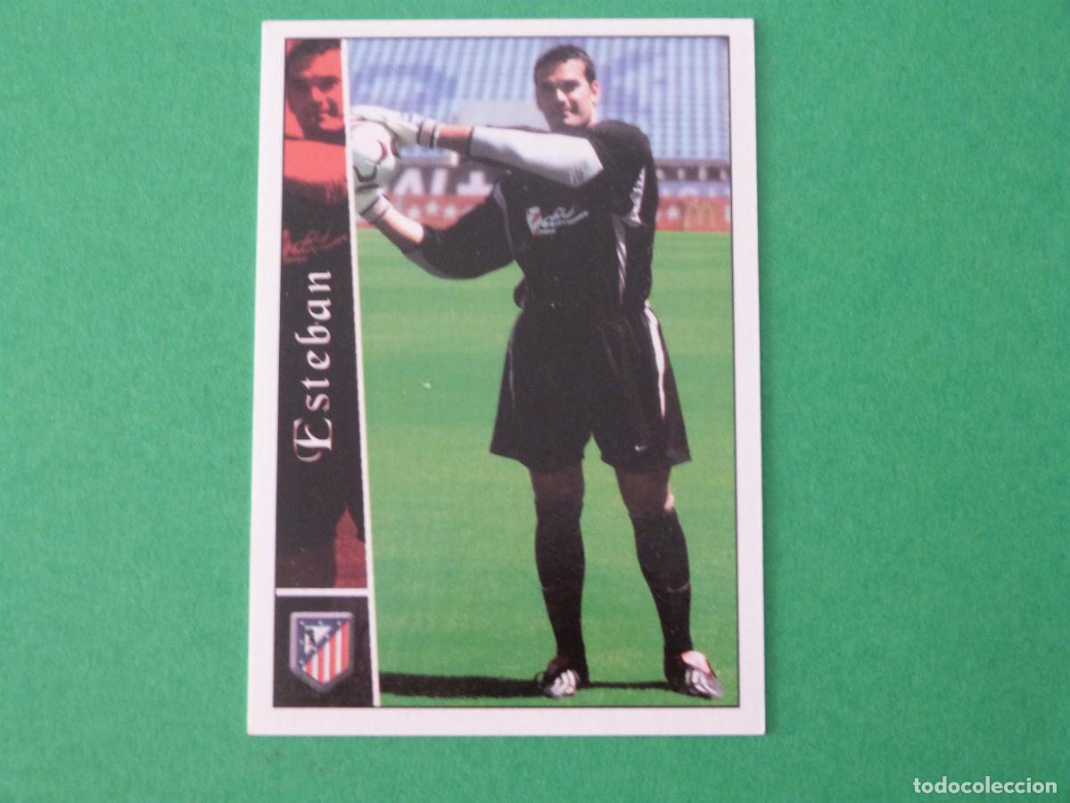Cromos de f&uacute;tbol: TRADING CARD FUTBOL ESTEBAN ATLETICO DE MADRID N&ordm; 464 FICHAS LIGA MUNDICROMO 2002-2003/02-03
