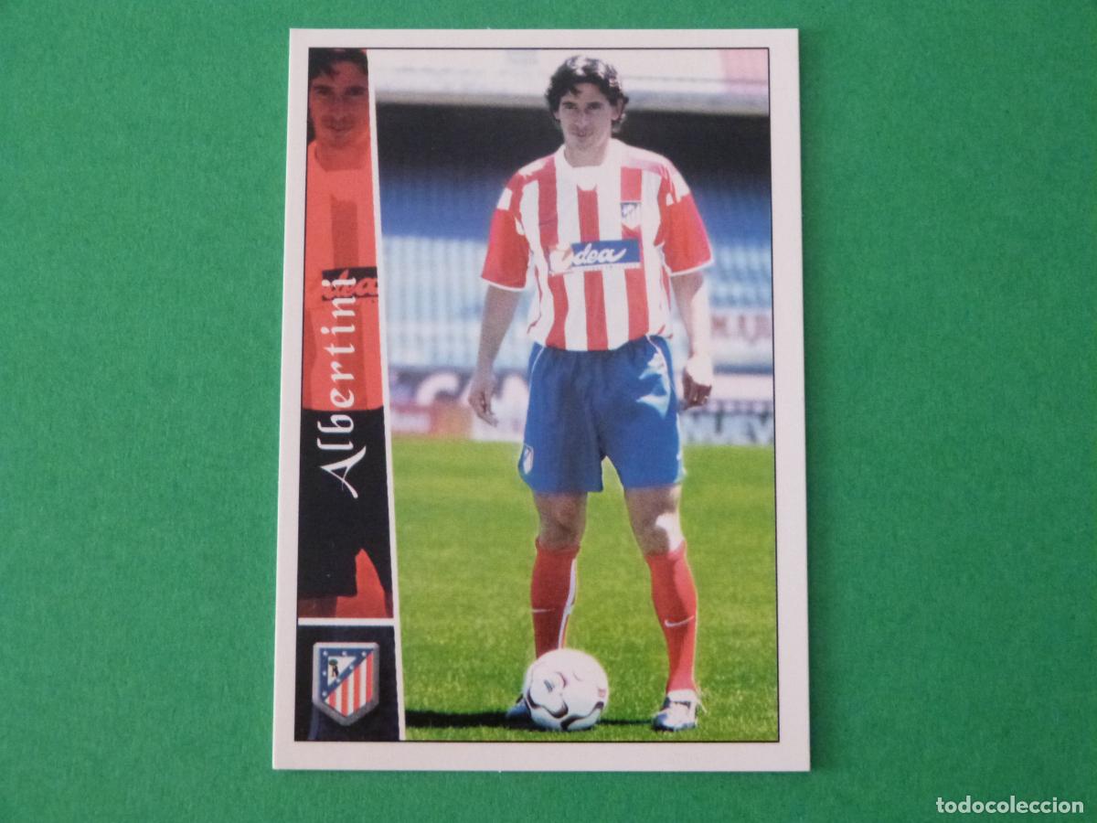 Cromos de f&uacute;tbol: TRADING CARD FUTBOL ALBERTINI ATLETICO DE MADRID N&ordm; 476 FICHAS LIGA MUNDICROMO 2002-2003/02-03