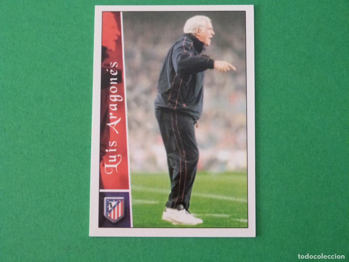 Cromos de f&uacute;tbol: TRADING CARD FUTBOL LUIS ARAGONES ATLETICO DE MADRID N&ordm; 462 FICHAS LIGA MUNDICROMO 2002-2003/02-03