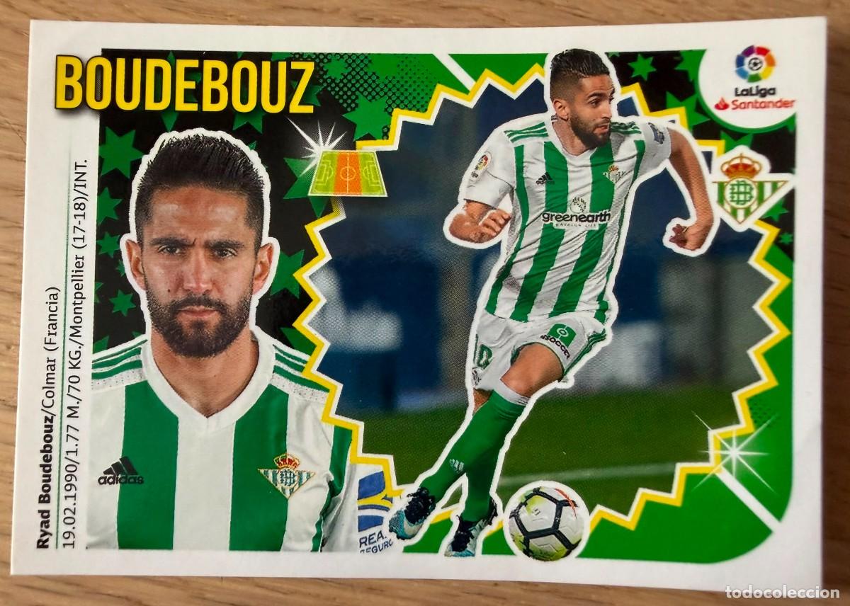 Cromos de f&uacute;tbol: 11B 11 B BOUDEBOUZ REAL BETIS 18 19 2018 2019 LIGA SANTANDER COLECCIONES ESTE SIN PEGAR STICKER