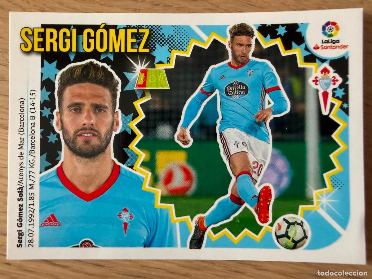 Cromos de f&uacute;tbol: 5 SERGI GOMEZ CELTA VIGO 18 19 2018 2019 LIGA SANTANDER COLECCIONES ESTE SIN PEGAR STICKER