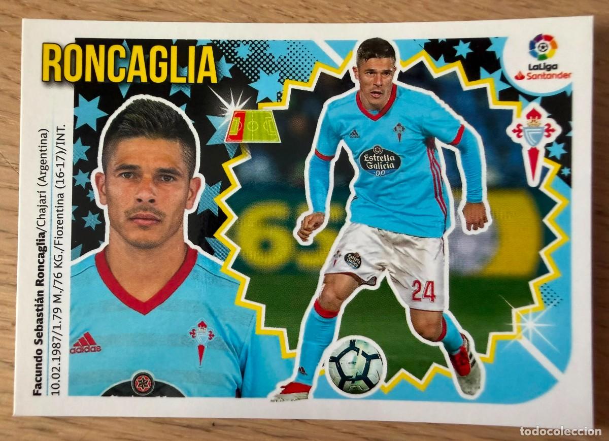 Cromos de f&uacute;tbol: 6 RONCAGLIA CELTA VIGO 18 19 2018 2019 LIGA SANTANDER COLECCIONES ESTE SIN PEGAR STICKER