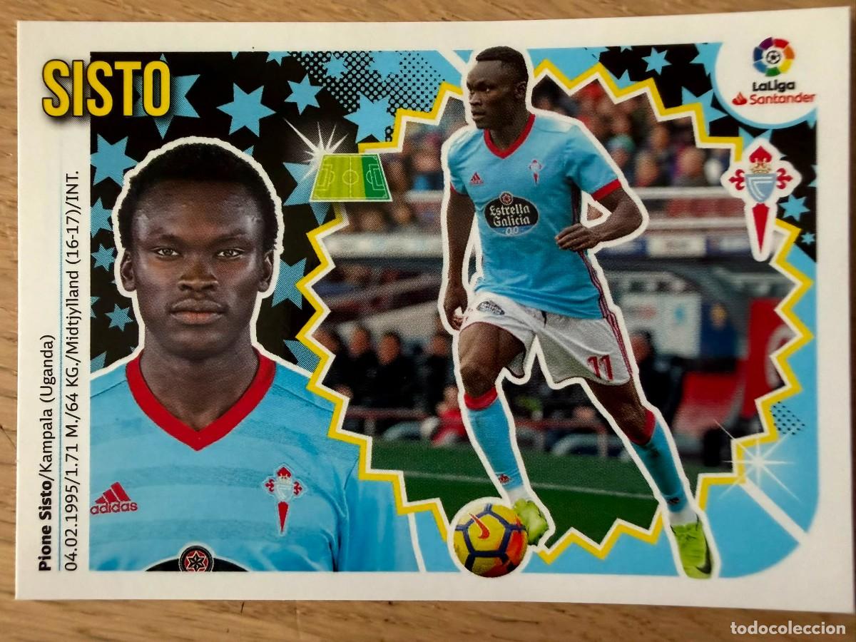 Cromos de f&uacute;tbol: 15 SISTO CELTA VIGO 18 19 2018 2019 LIGA SANTANDER COLECCIONES ESTE SIN PEGAR STICKER