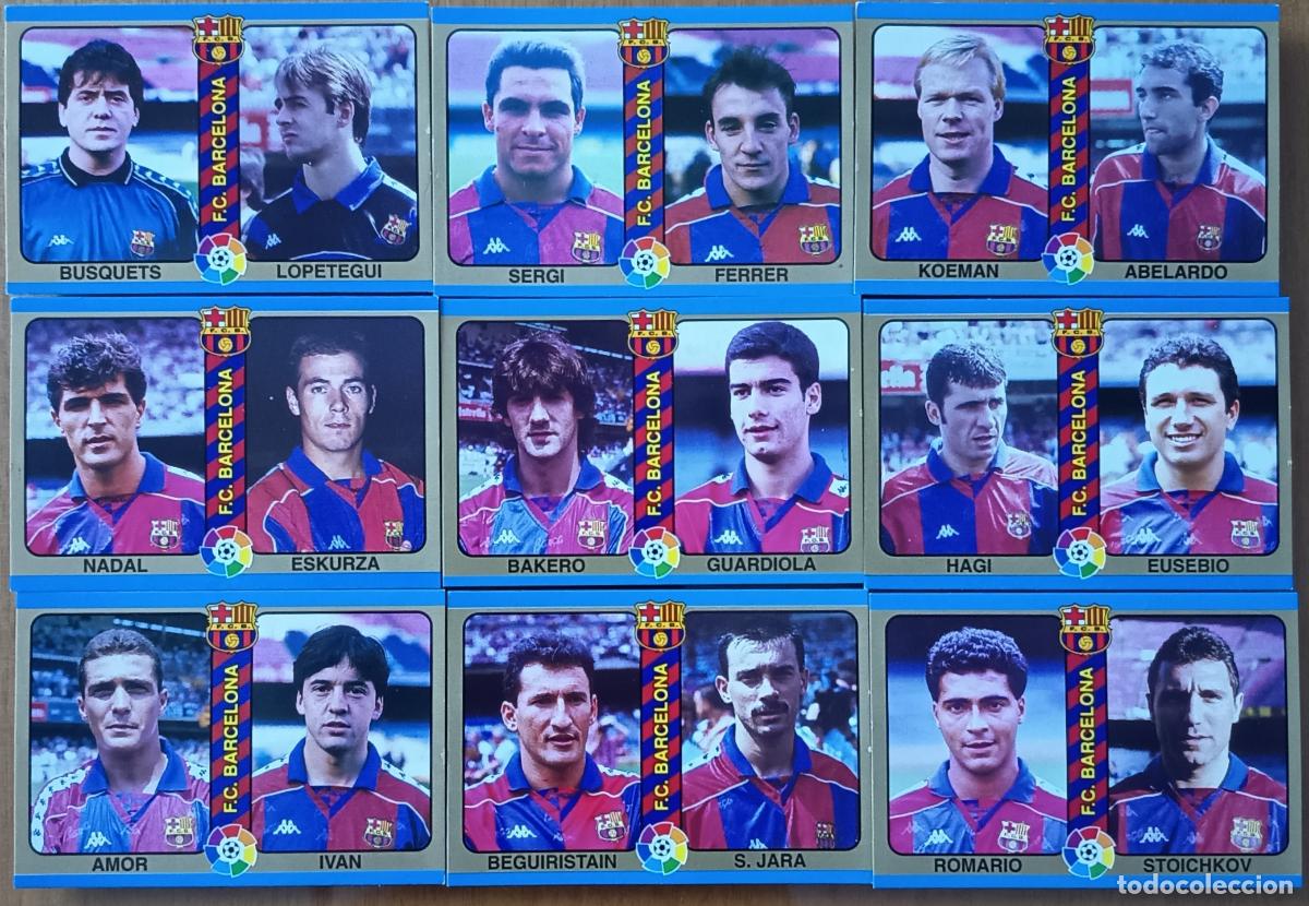 Cromos de f&uacute;tbol: FC BARCELONA. F&Uacute;TBOL TOTAL 94-95. MUNDICROMO