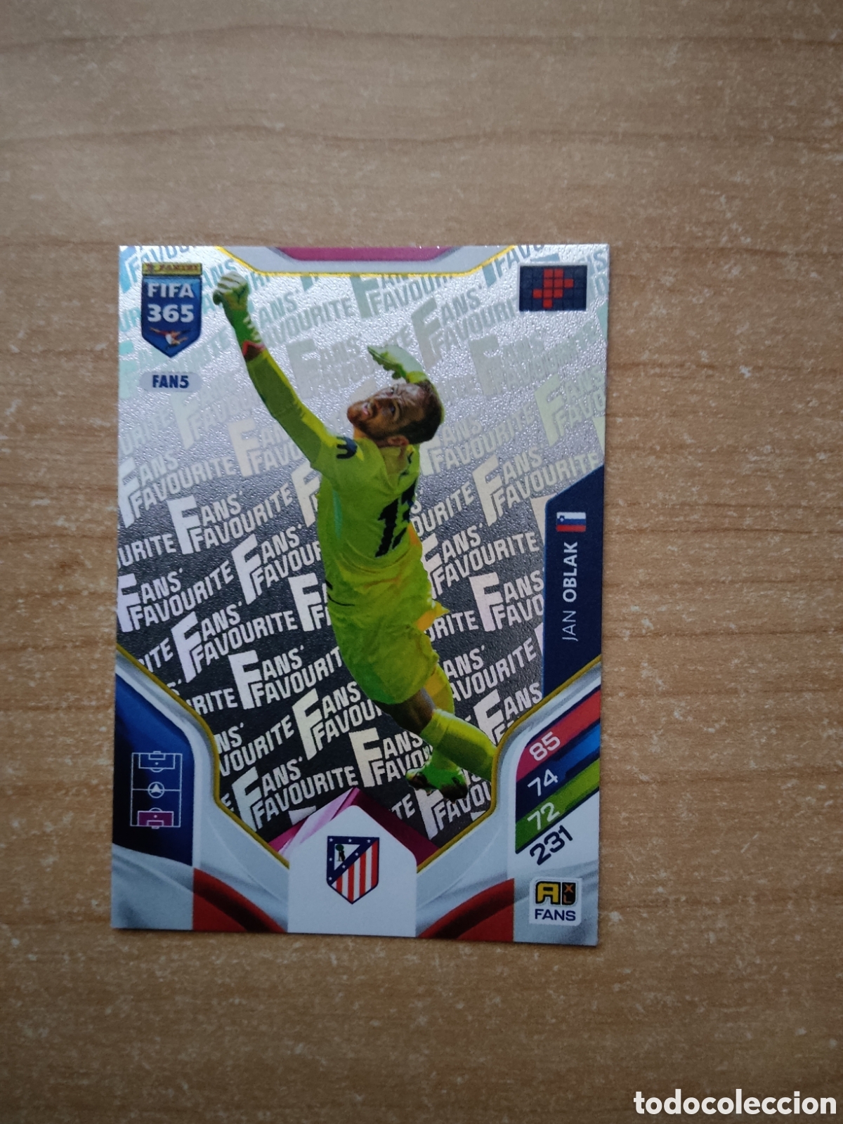 Cromos de f&uacute;tbol: FAN5 JAN OBLAK ATLETICO MADRID FIFA 365 ADRENALYN 2026