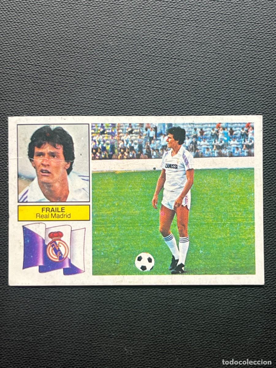 Cromos de f&uacute;tbol: FRAILE COLOCA IMPOSIBLE REAL MADRID EDICIONES ESTE 1982-83