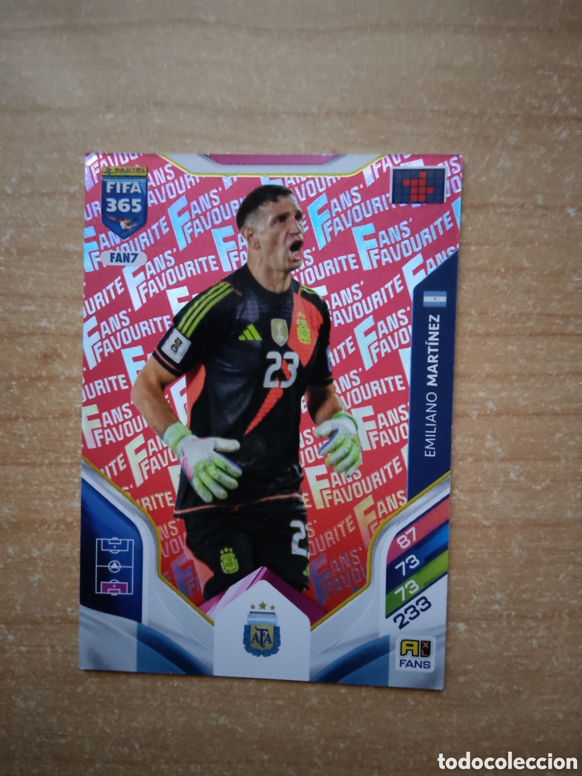 Cromos de f&uacute;tbol: FAN7 EMILIANO MARTINEZ ARGENTINA FIFA 365 ADRENALYN 2026