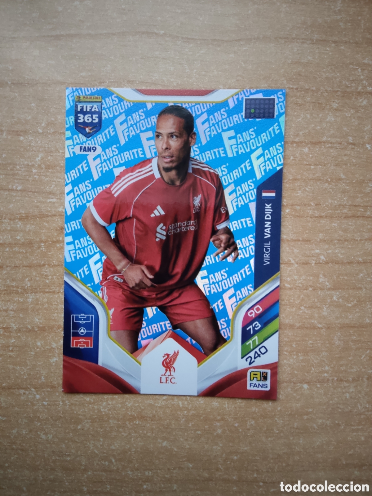 Figurine di Calcio: FAN9 VAN DIJK LIVERPOOL FIFA 365 ADRENALYN 2026