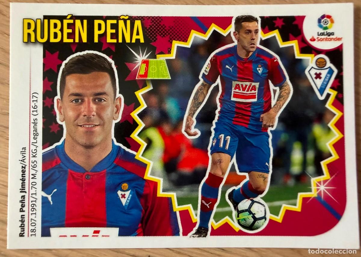 Figurine di Calcio: 3 RUBEN PE&Ntilde;A EIBAR 18 19 2018 2019 LIGA SANTANDER COLECCIONES ESTE SIN PEGAR STICKER