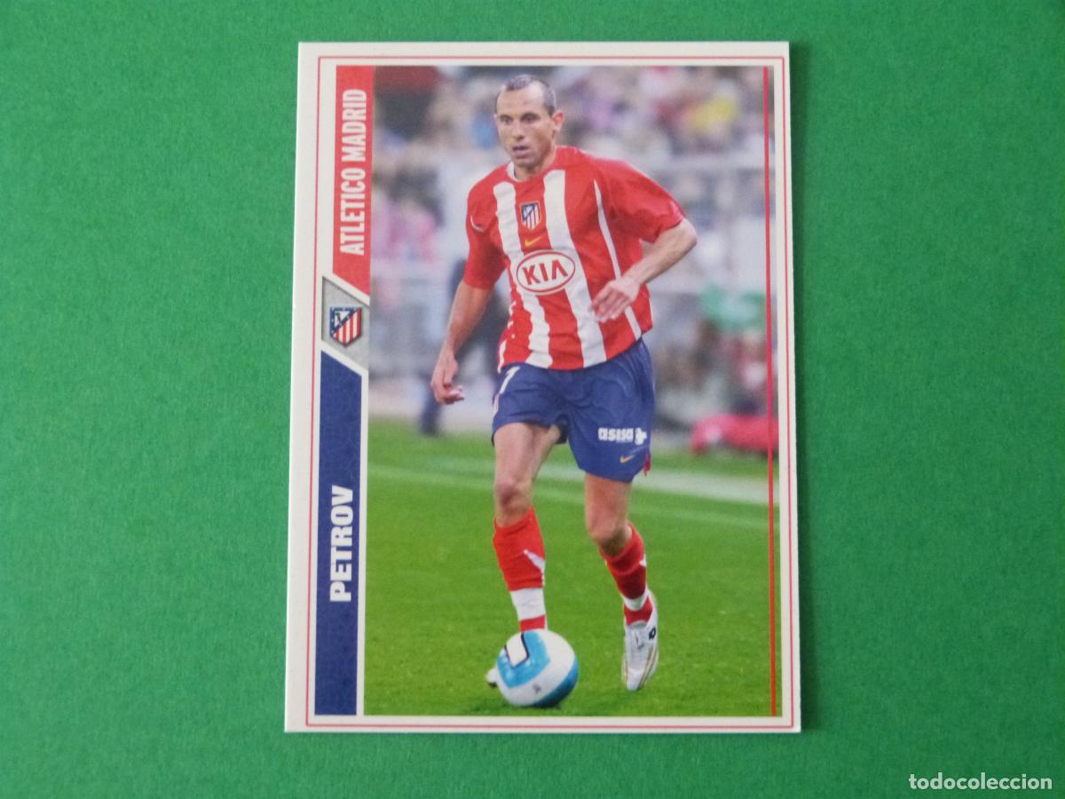 Figurine di Calcio: TRADING CARD FUTBOL PETROV ATLETICO DE MADRID BAJA N&ordm; 183 FICHAS LIGA MUNDICROMO 2007-2008/07-08