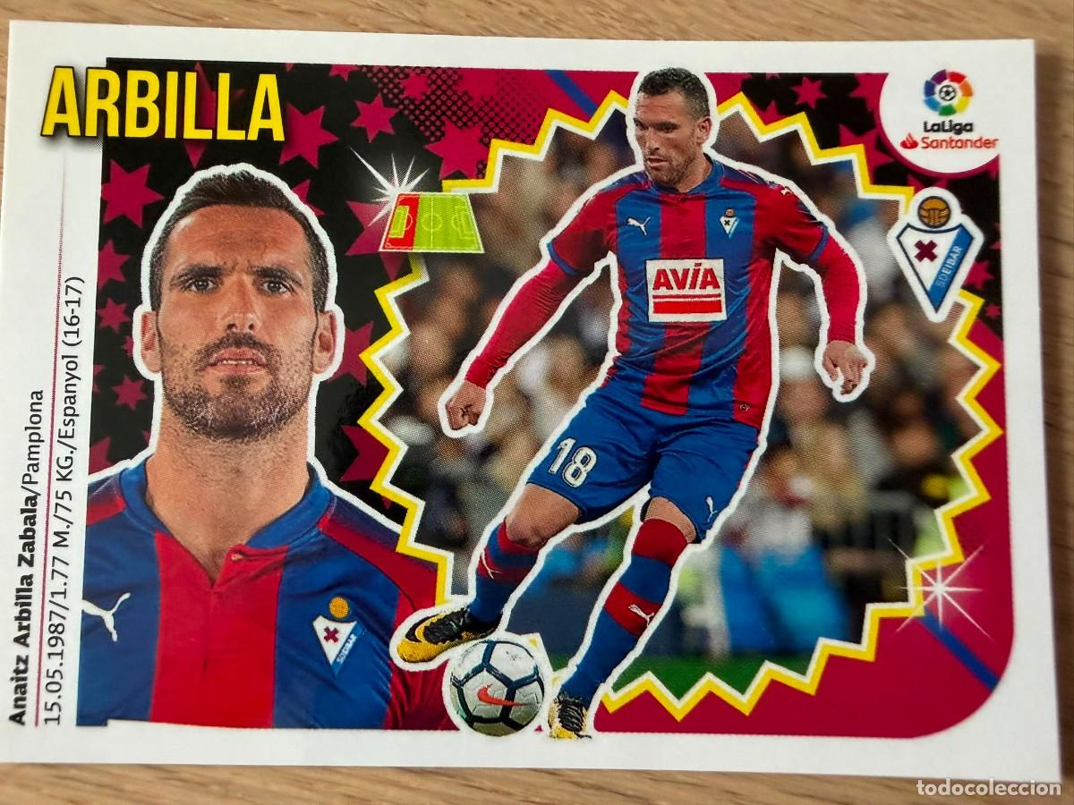 Figurine di Calcio: 4 ARBILLA EIBAR 18 19 2018 2019 LIGA SANTANDER COLECCIONES ESTE SIN PEGAR STICKER