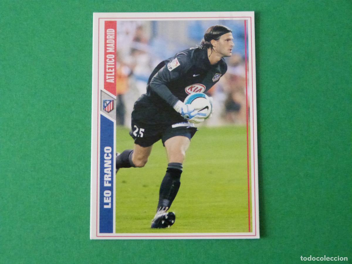 Cromos de Futebol: TRADING CARD FUTBOL LEO FRANCO ATLETICO DE MADRID N&ordm; 167 FICHAS LIGA MUNDICROMO 2007-2008/07-08