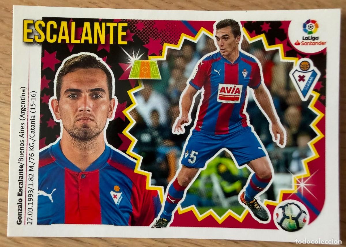 Cromos de Futebol: 8A 8 A ESCALANTE EIBAR 18 19 2018 2019 LIGA SANTANDER COLECCIONES ESTE SIN PEGAR STICKER