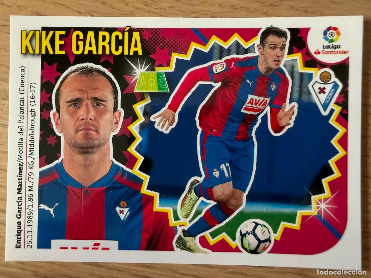 Cromos de f&uacute;tbol: 16 KIKE GARCIA EIBAR 18 19 2018 2019 LIGA SANTANDER COLECCIONES ESTE SIN PEGAR STICKER