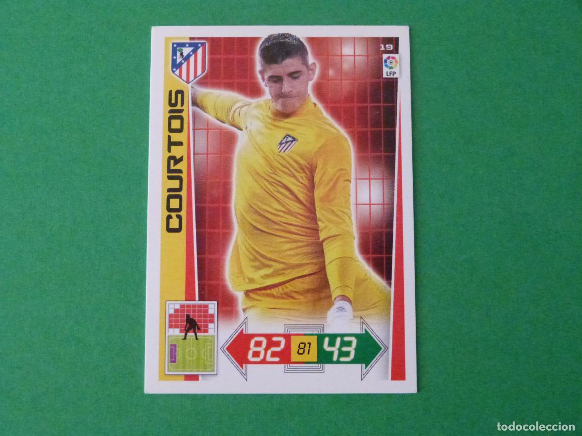Cromos de f&uacute;tbol: TRADING CARD FUTBOL COURTOIS ATLETICO DE MADRID N&ordm; 19 LIGA ADRENALYN XL 2012-2013/12-13 PANINI