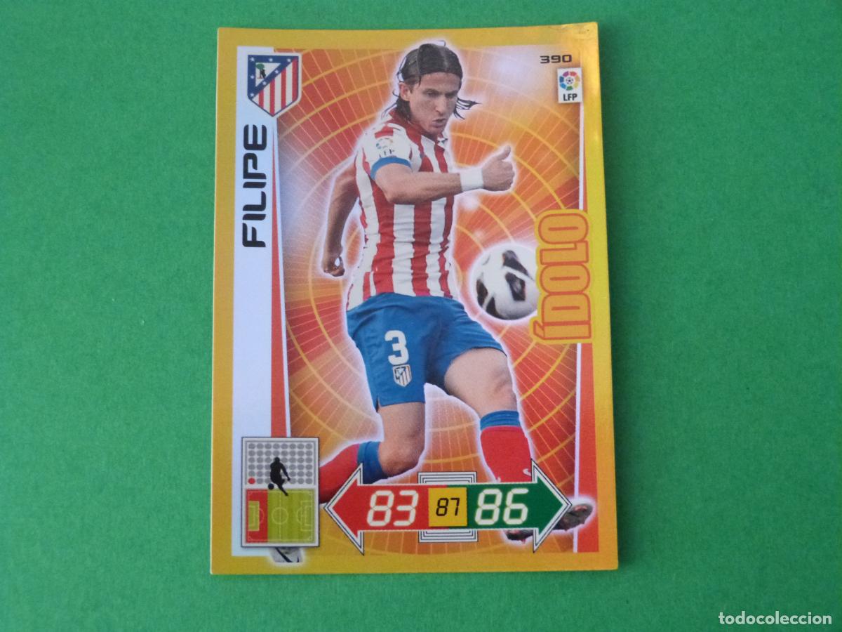 Cromos de f&uacute;tbol: TRADING CARD FUTBOL FILIPE ATLETICO DE MADRID N&ordm; 390 LIGA ADRENALYN XL 2012-2013/12-13