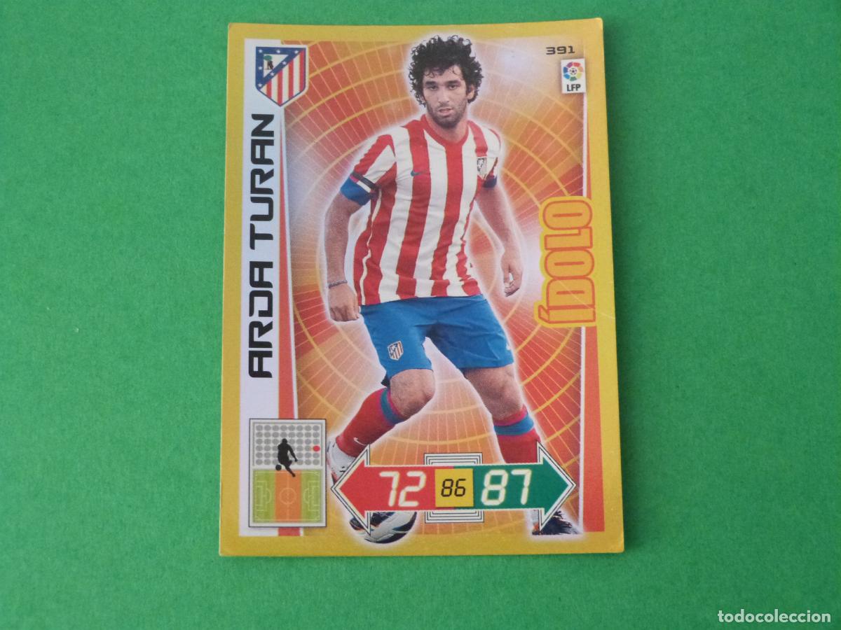 Cromos de f&uacute;tbol: TRADING CARD FUTBOL ARDA TURAN ATLETICO DE MADRID N&ordm; 391 LIGA ADRENALYN XL 2012-2013/12-13