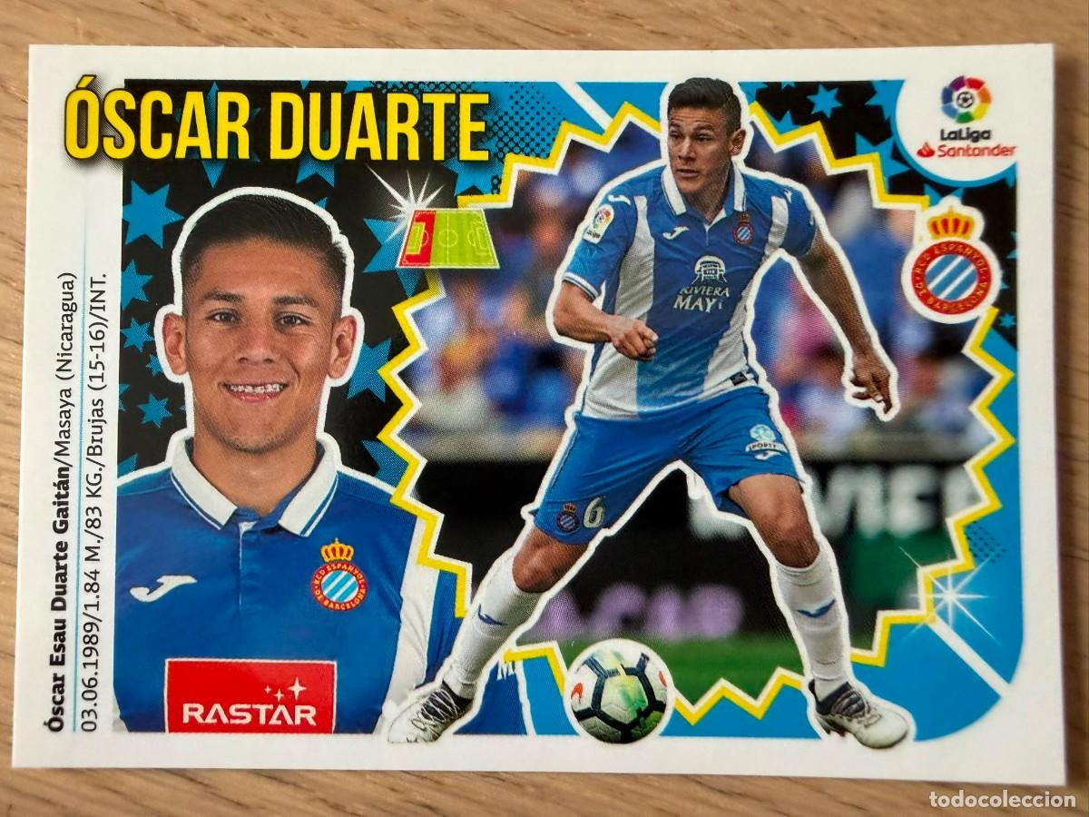 Cromos de f&uacute;tbol: 4 OSCAR DUARTE ESPANYOL 18 19 2018 2019 LIGA SANTANDER COLECCIONES ESTE SIN PEGAR STICKER