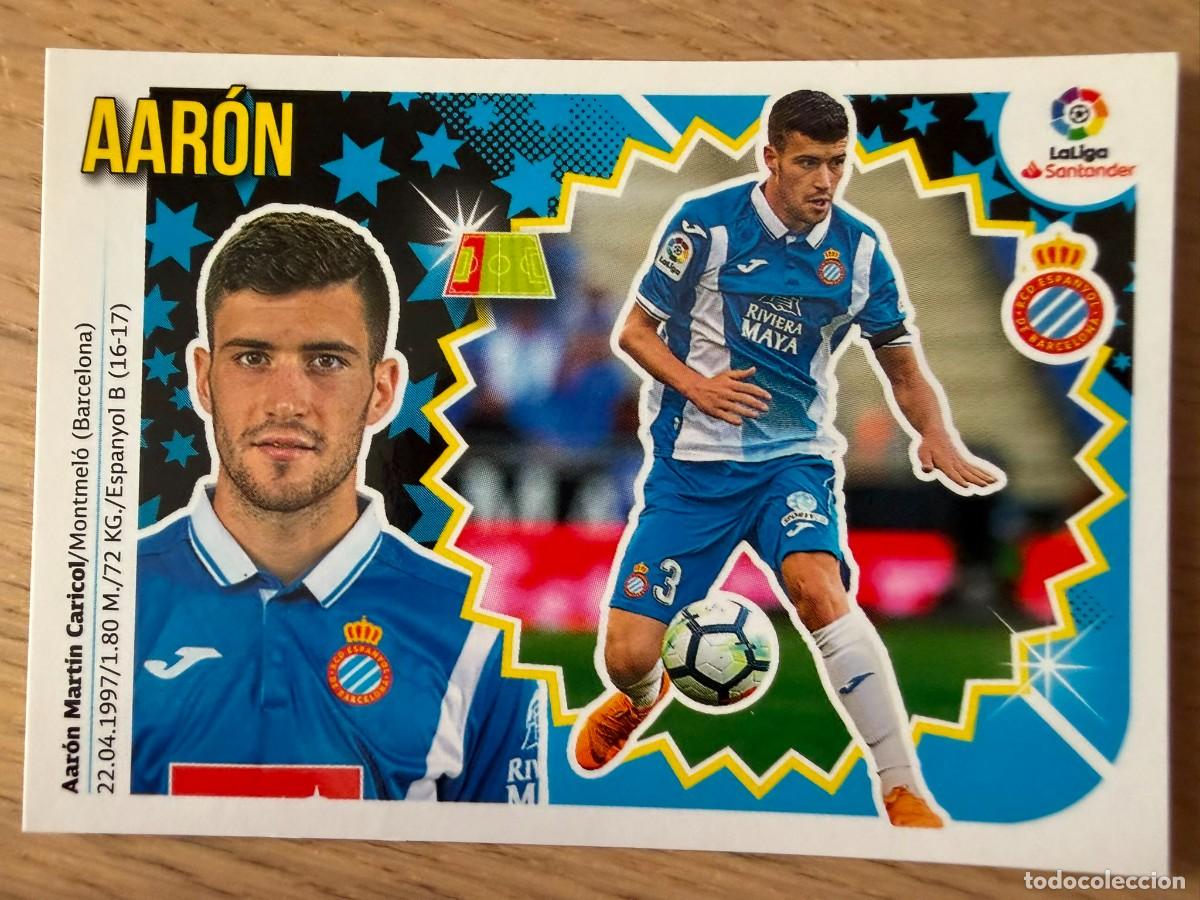 Cromos de f&uacute;tbol: 7A 7 A AARON ESPANYOL 18 19 2018 2019 LIGA SANTANDER COLECCIONES ESTE SIN PEGAR STICKER