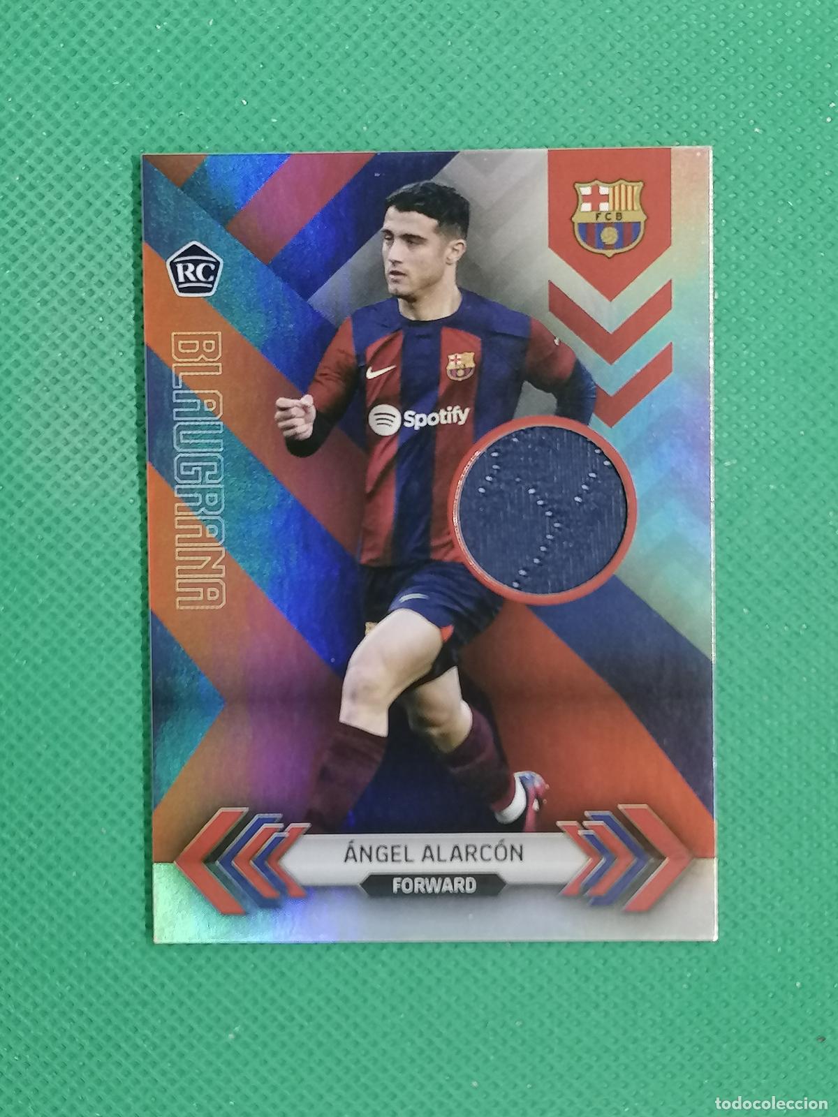 Fu&szlig;ball-Sticker: BR-AA ANGEL ALARCON BLAUGRANA PARCHE ⚽ TOPPS BARCELONA TEAM SET 23 24 2023 2024 ⚽