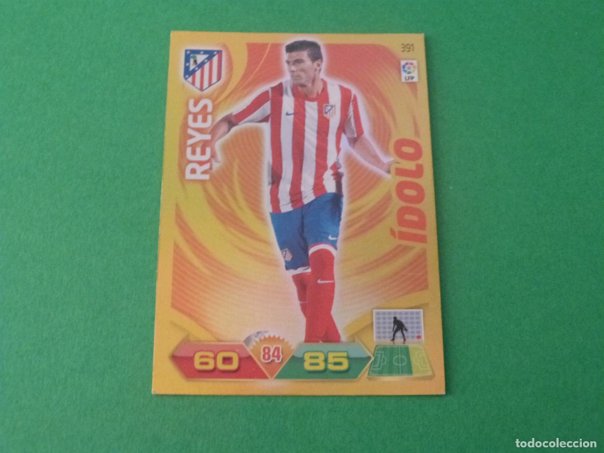 Football Stickers: TRADING CARD FUTBOL REYES ATLETICO DE MADRID N&ordm; 391 LIGA ADRENALYN XL 2011-2012/11-12 PANINI