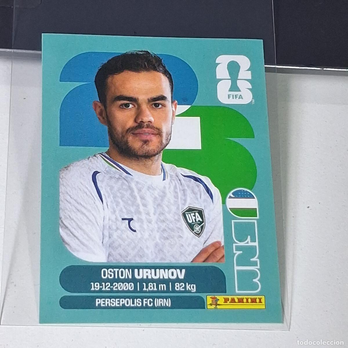 Football Stickers: B38 UZB17 OSTON URUNOV 17 UZBEKIST&Aacute;N UZB FIFA WORLD CUP 2026 STICKER PANINI