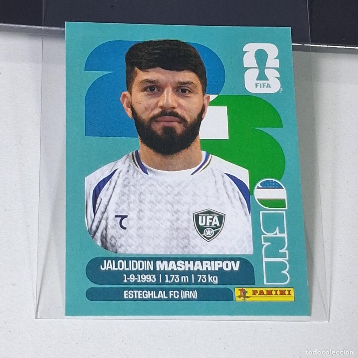 Football Stickers: B38 UZB 18 UZB18 JALOLIDDIN MASHARIPOV UZBEKISTAN MUNDIAL FIFA WORLD CUP 2026 STICKER PANINI