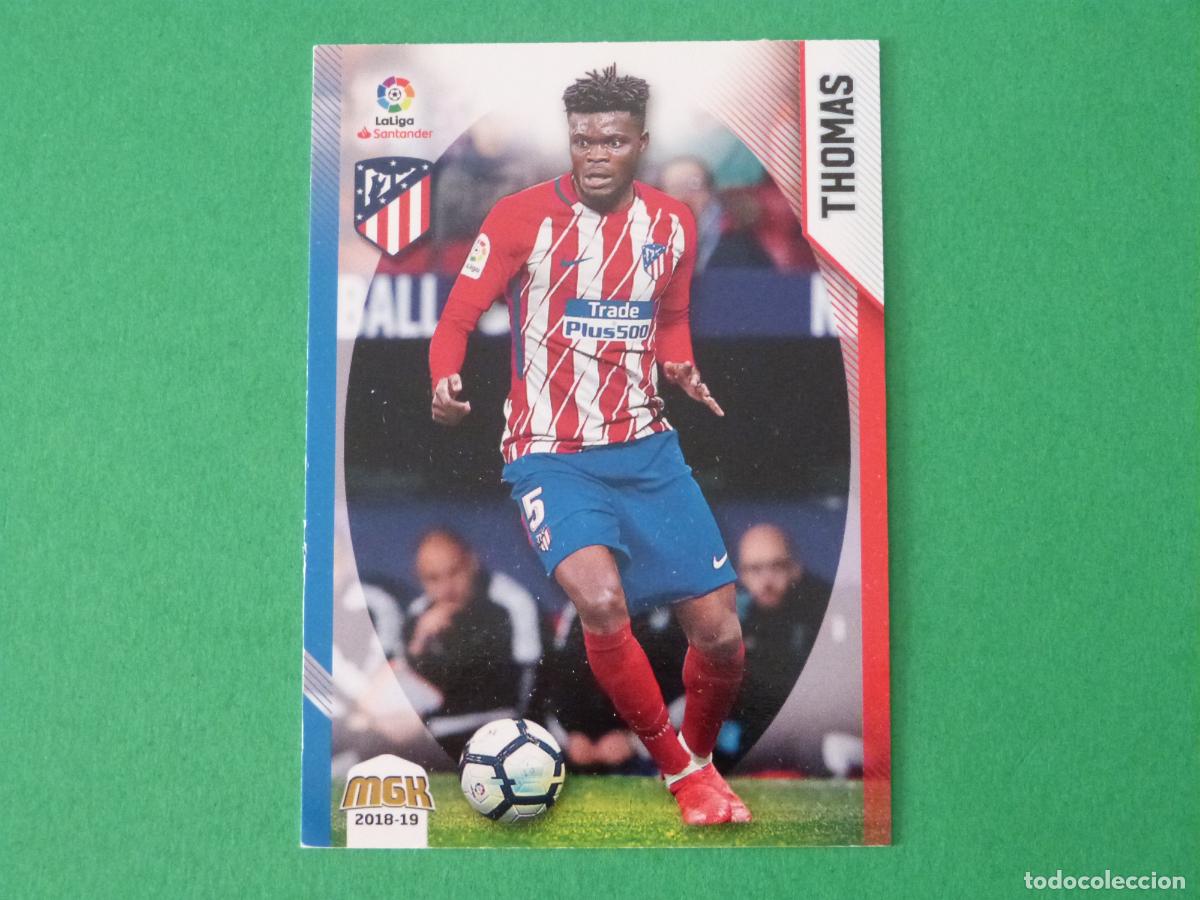 Football Stickers: TRADING CARD FUTBOL THOMAS ATLETICO DE MADRID N&ordm; 69 LIGA MEGACRACKS 2018-2019/18-19 PANINI