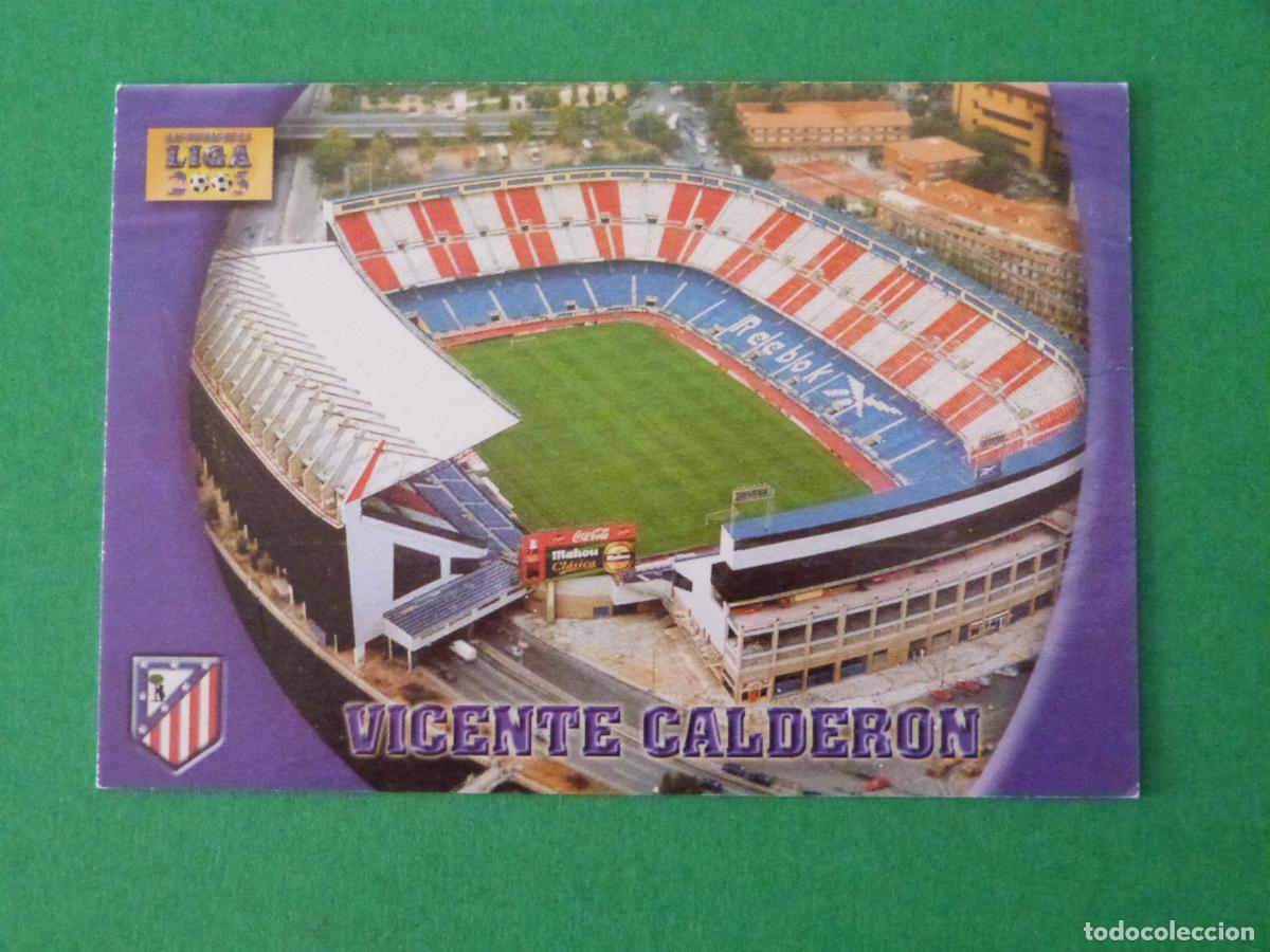 Football Stickers: TRADING CARD FUTBOL ESTADIO ATLETICO DE MADRID N&ordm; 461 FICHAS LIGA MUNDICROMO 2002-2003/02-03