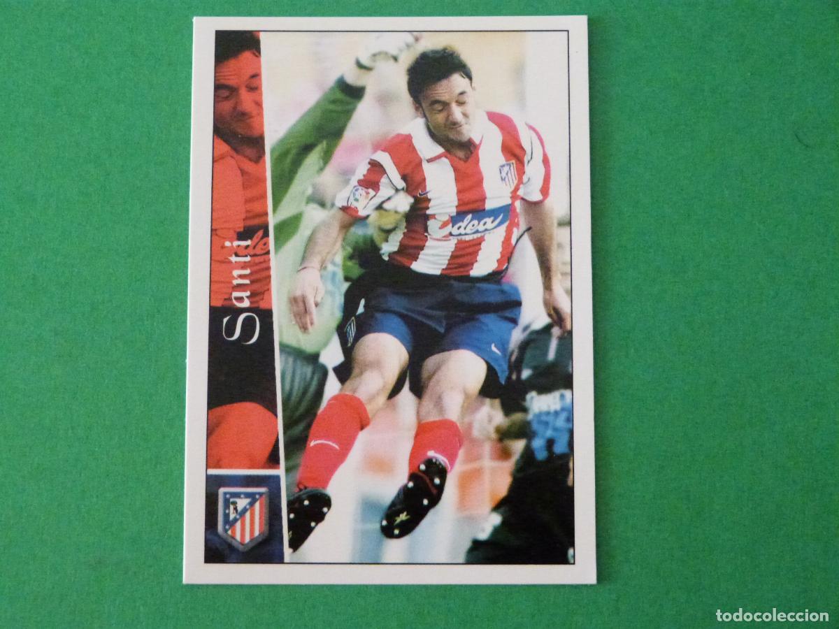 Cromos de f&uacute;tbol: TRADING CARD FUTBOL SANTI ATLETICO DE MADRID N&ordm; 469 FICHAS LIGA MUNDICROMO 2002-2003/02-03