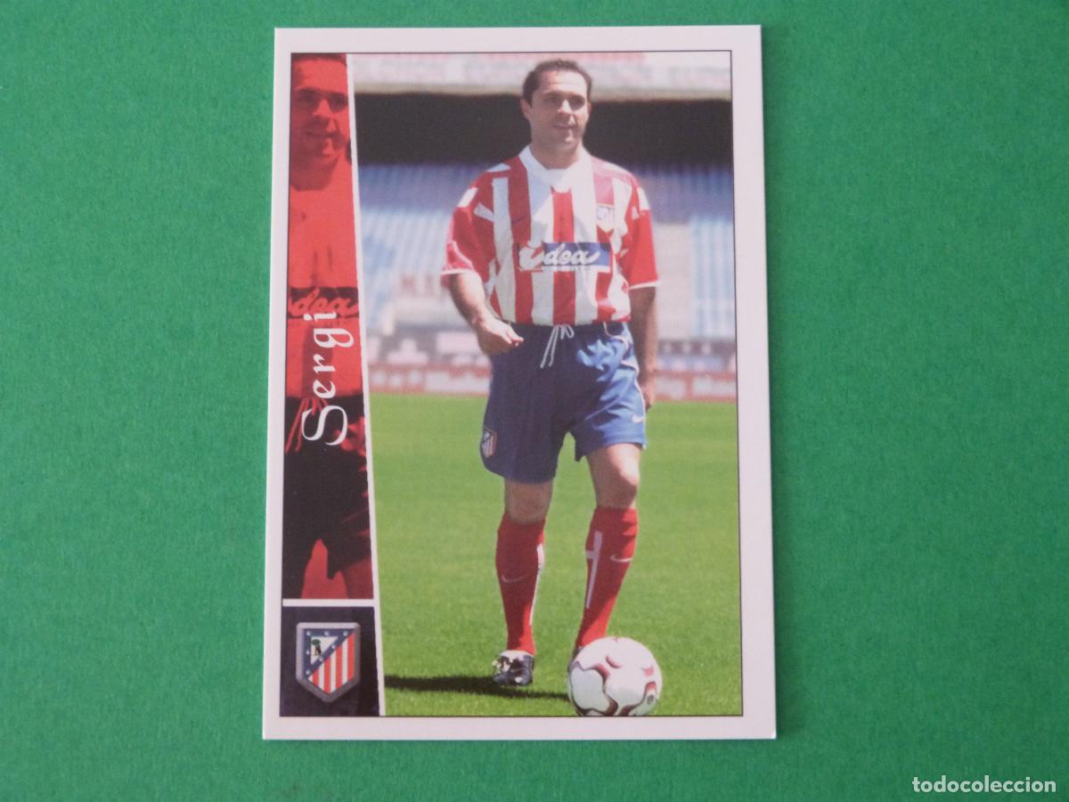 Cromos de f&uacute;tbol: TRADING CARD FUTBOL SERGI ATLETICO DE MADRID N&ordm; 471 FICHAS LIGA MUNDICROMO 2002-2003/02-03