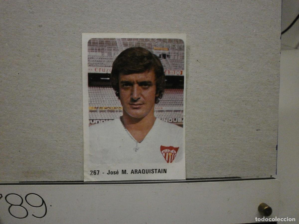 Cromos de Futebol: cromo futbol 79 80 editorial crom n&ordm; 267 sevilla c.f araquistain