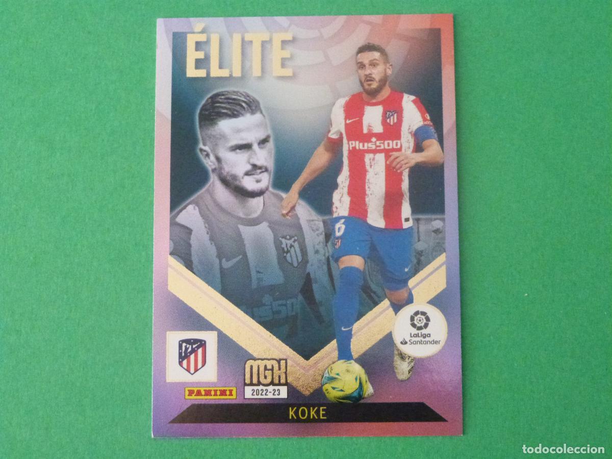 Cromos de f&uacute;tbol: TRADING CARD FUTBOL KOKE ATLETICO DE MADRID ELITE N&ordm; 7 LIGA MEGACRACKS 2022-2023/22-23 PANINI