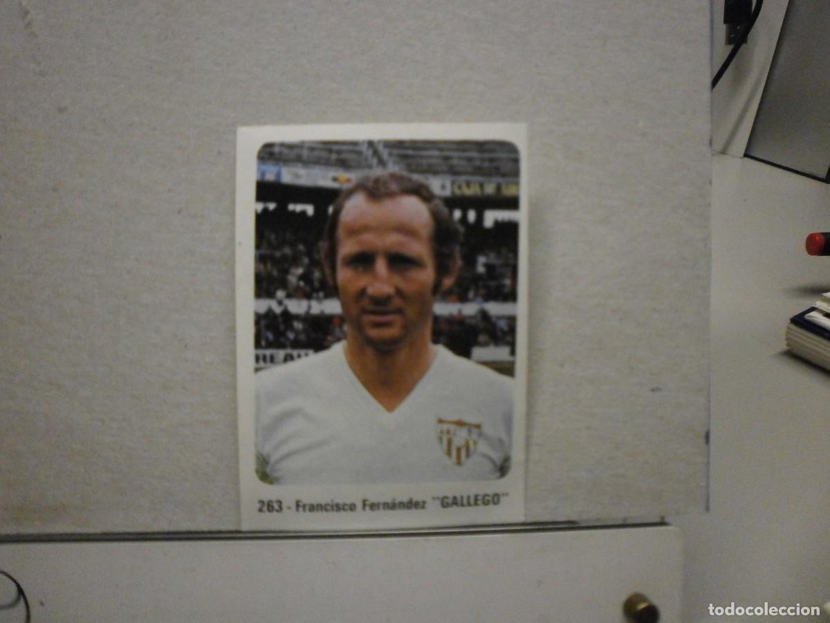 Figurine di Calcio: cromo futbol 79 80 editorial crom n&ordm; 263 sevilla c.f gallego